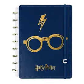 CADERNO CI BY HARRY POTTER AZUL GRANDE