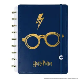 CADERNO CI BY HARRY POTTER AZUL MEDIO