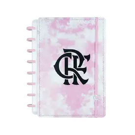 CADERNO FLAMENGO MENGO ROSA A5