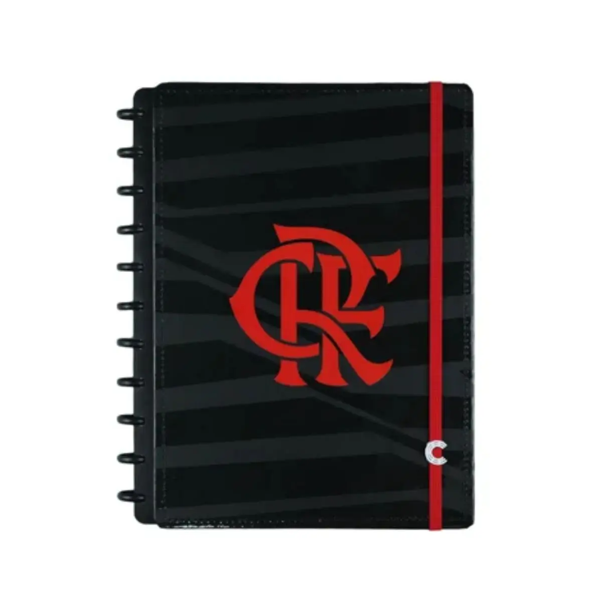 CADERNO FLAMENGO MENGO RUBRO NEGRO A5