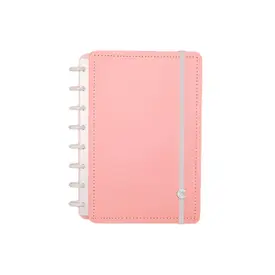 CADERNO INTELIGENTE ROSE PASTEL A5