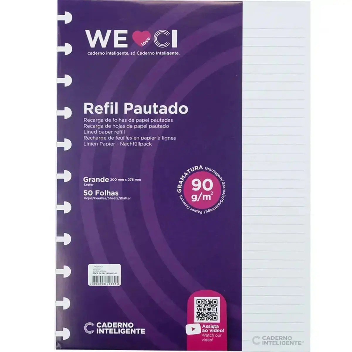 REFIL PAUTADO GRANDE 90G