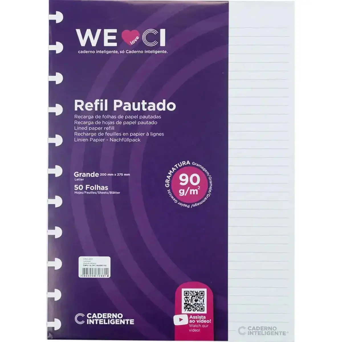 REFIL PAUTADO GRANDE 90G