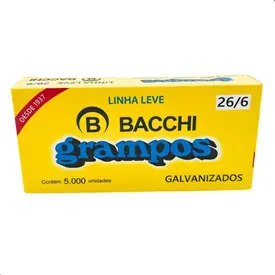 GRAMPO 26/6 GALVANIZADO LINHA LEVE COM 5000