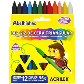 GIZAO 12 CORES BIG GIZ TRIANGULAR