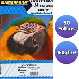 PAPEL FOTOGRAFICO 180G A4 50FLS