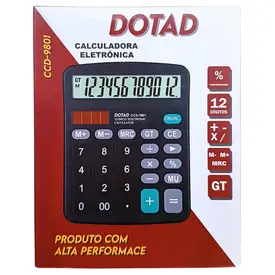 CALCULADORA MEDIA 12 DIGITOS