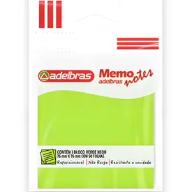 BLOCO ADESIVO 76X76 MEMO NOTE