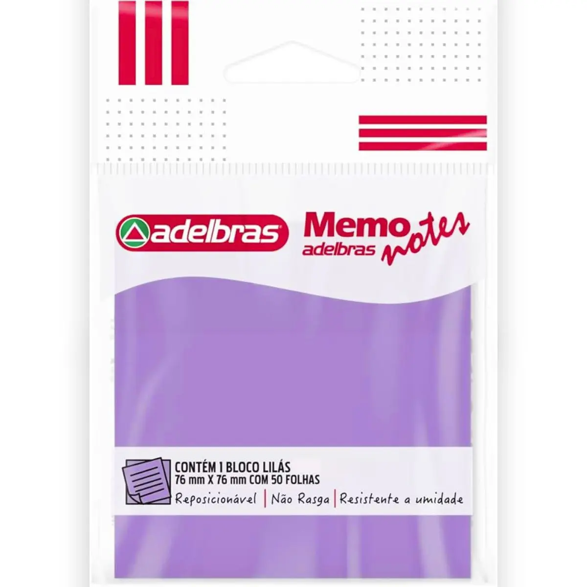 BLOCO ADESIVO 76X76 MEMO NOTE