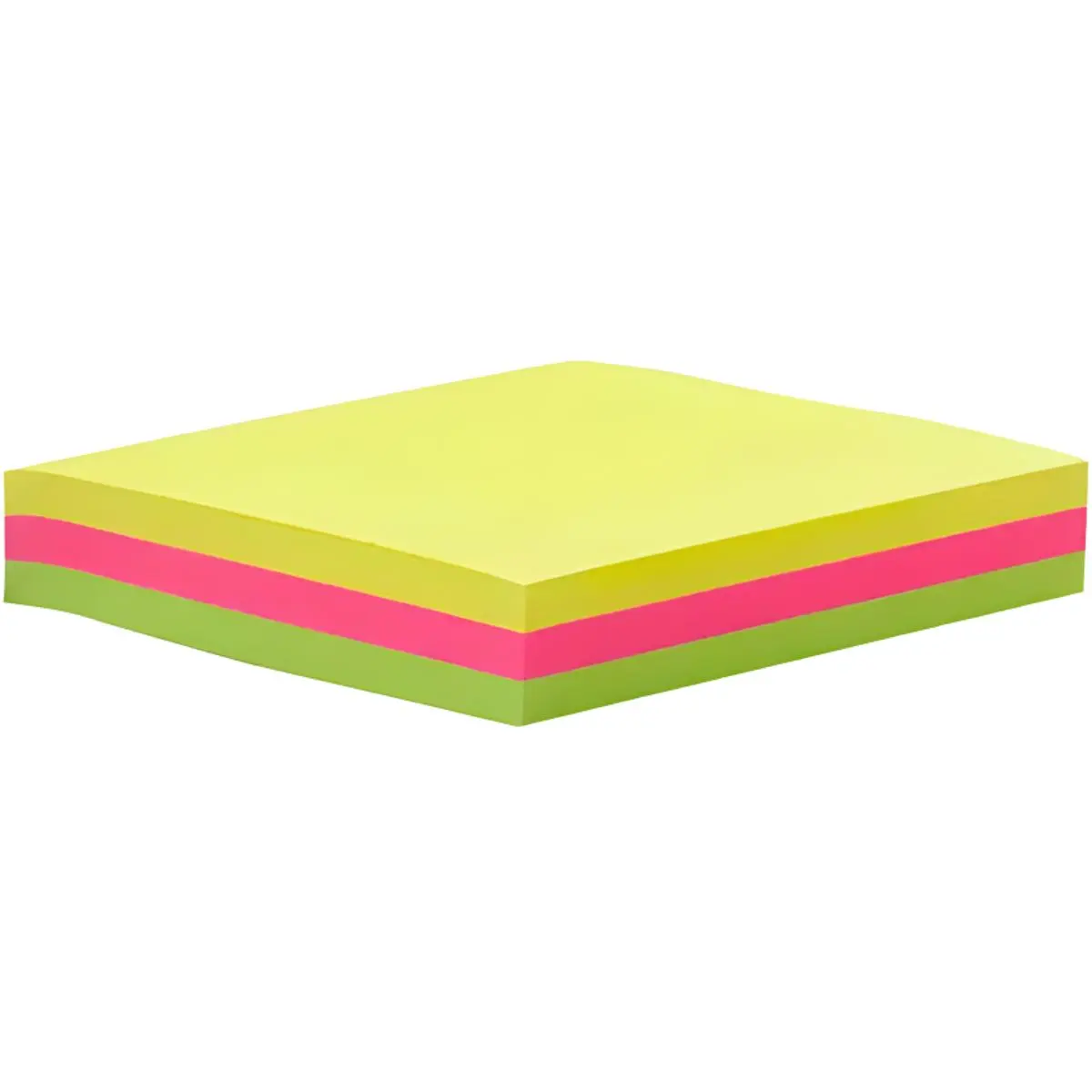 BLOCO ADESIVO 76X76 3 CORES NEON