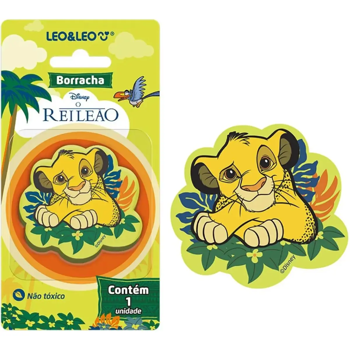 BORRACHA DECORADA REI LEAO BLISTER