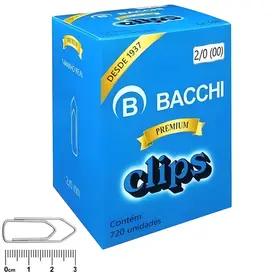 CLIPS GALVANIZADO 2/0 CX 720