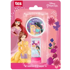 KIT PRINCESAS APONTADOR + BORRACHA