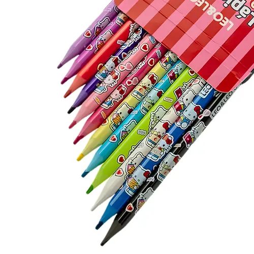 LAPIS DE COR HELLO KITTY 12 CORES TRIANGULAR