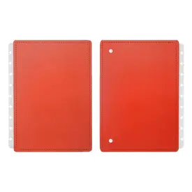 CAPA E CONTRACAPA ALL RED MEDIO